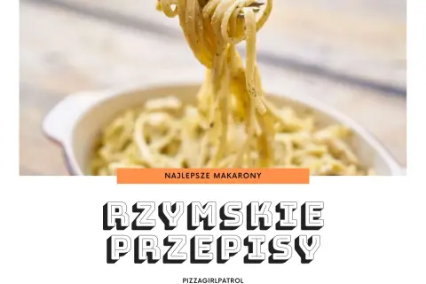 Pyszne cacio e pepe na widelcu, część rzymskich przepisów.